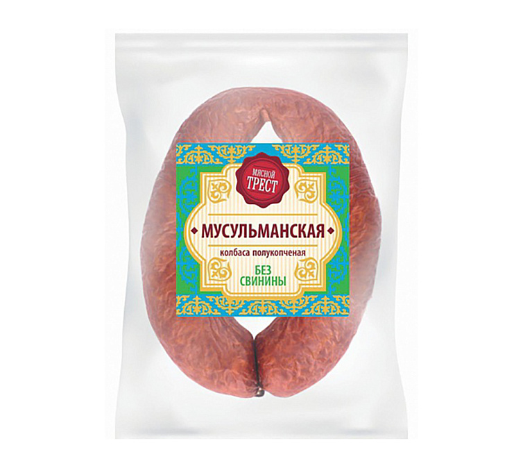 Колбаса п/к в/у 0,4кг Мусульманская Калинка Куриная