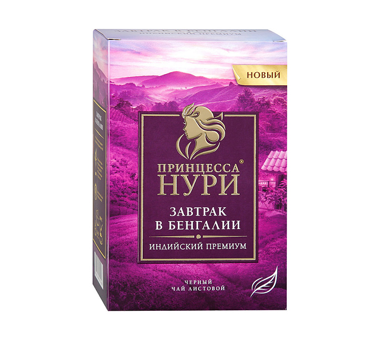 Чай Принцесса Нури 100пак Завтрак в Бенгалии
