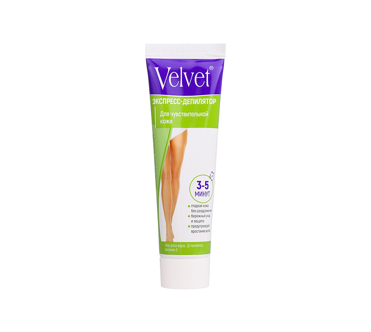 Экспресс-депилятор 100мл Velvet для чувствительной
