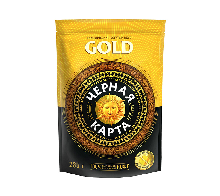 Кофе 285г Черная Карта Gold