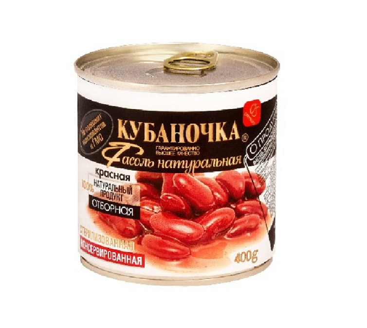 Фасоль красная в с/с 400г Кубаночка