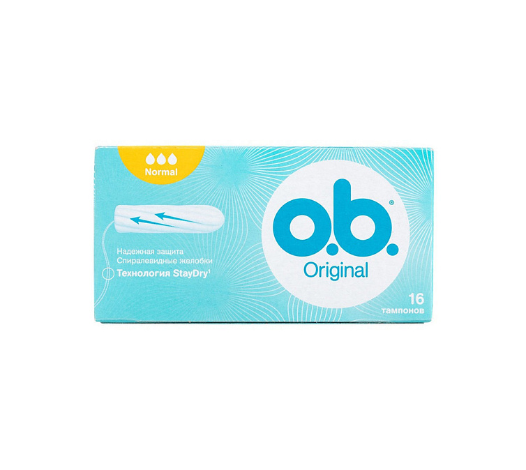 Тампоны 16шт O.B. Original Normal
