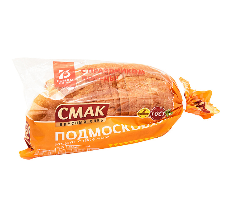 Батон 380г Подмосковный СМАК