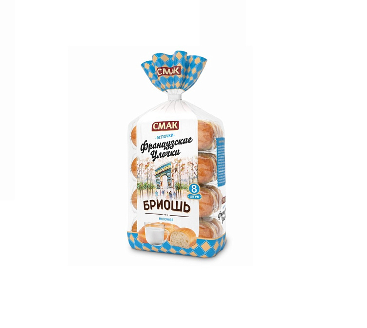 Булочки 8шт Французские улочки