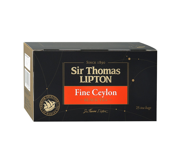 Чай черный 25пак Sir Thomas Lipton Fine Ceylon