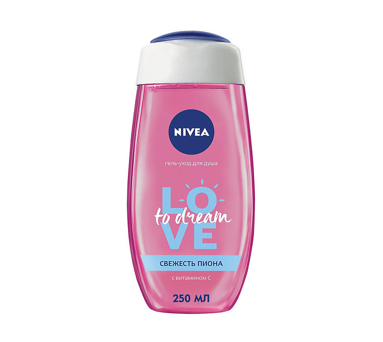 Гель-уход для душа 250мл NIVEA Свежесть пиона