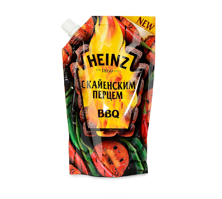 Кетчуп BBQ 350г Heinz с кайенским перцем