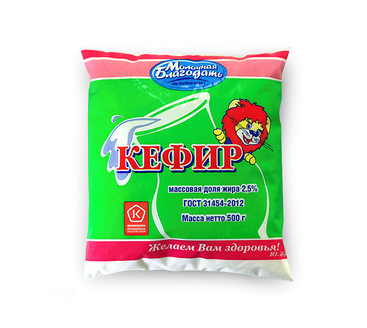 Кефир 2,5% 0,5л МБ