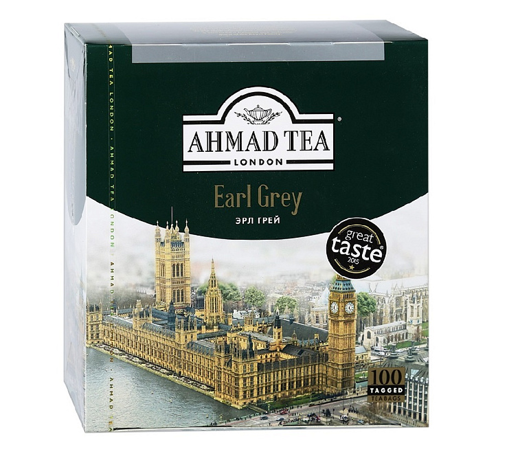 Чай Ахмад Earl Grey 100пак