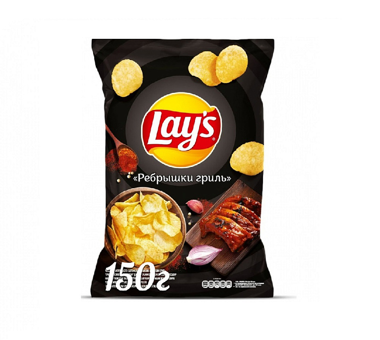 Чипсы 150г Lays Шашлык