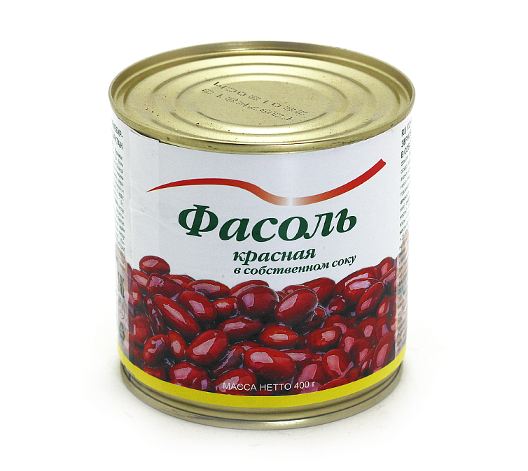Фасоль красная в с/с 400г ж/б Красная линия