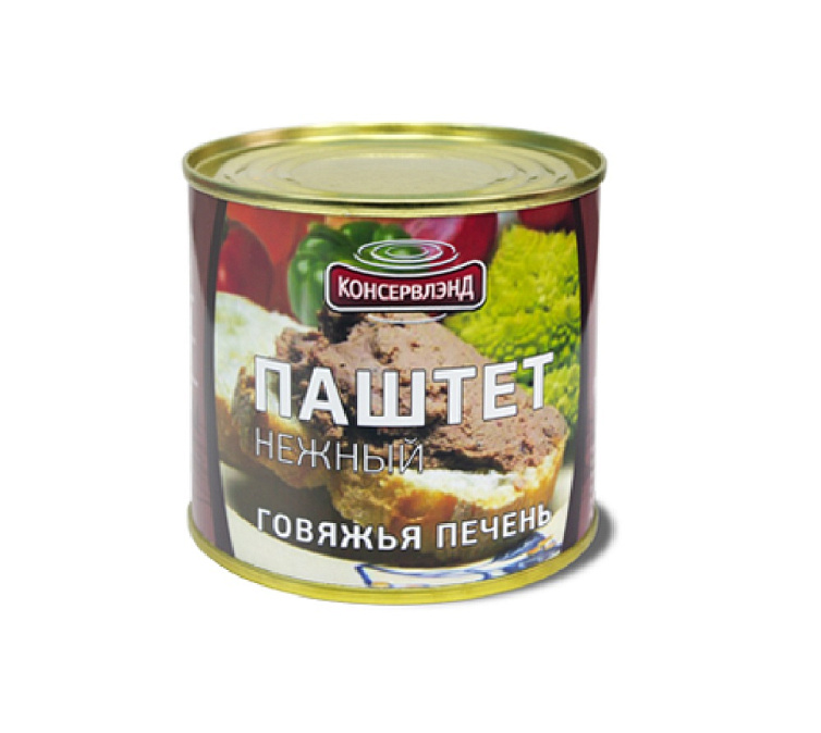Паштет 240г КонсервЛэнд Нежный