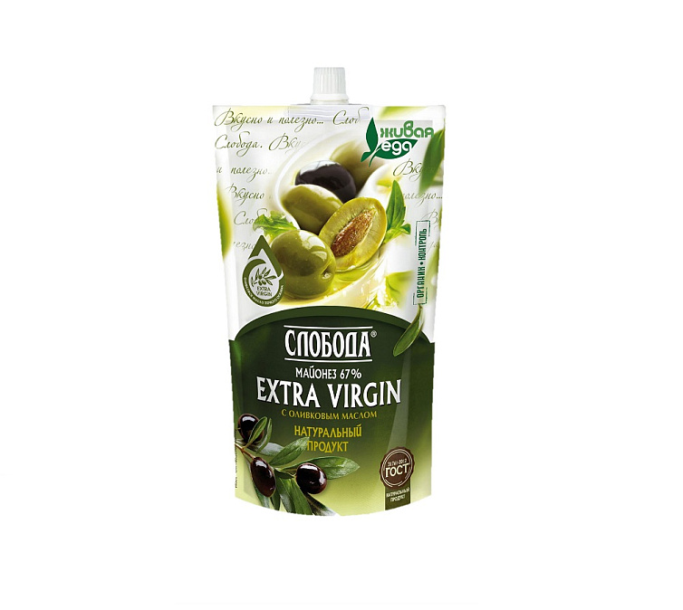 Майонез 67% 480мл Слобода Extra Virgin