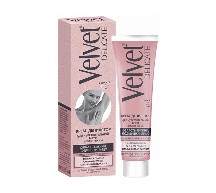 Крем для депиляции 100мл Velvet Delicate