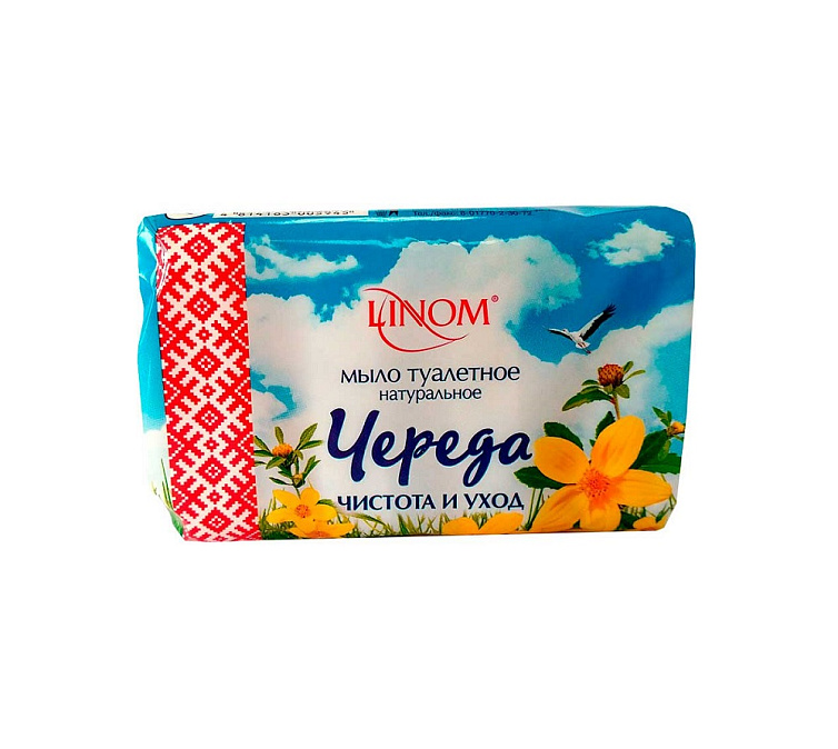 Мыло туалетное 4х75г LINOM Череда
