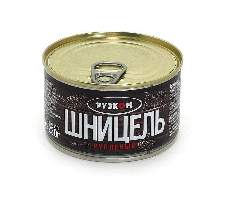 Шницель рубленный 230г Рузком