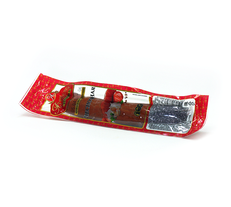Колбаса п/к 0,4кг Чесночная Delikaiser