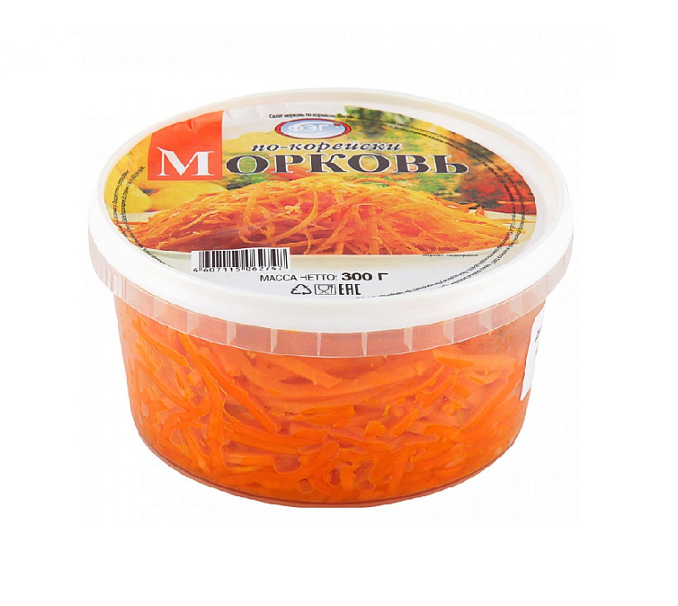 Салат 300г Морковь по-корейски