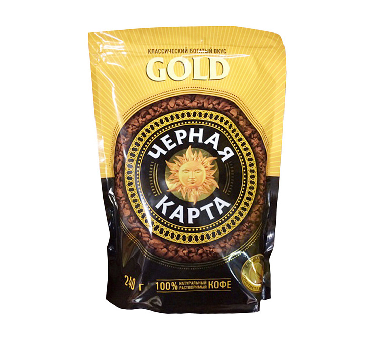 Кофе 240г Черная Карта Gold