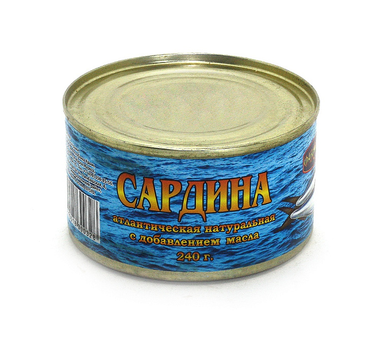 Сардина в масле 240г Фаворит ж/б