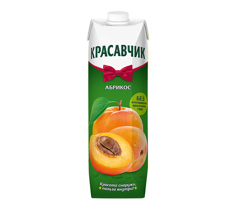 Сок 1л Красавчик Абрикос