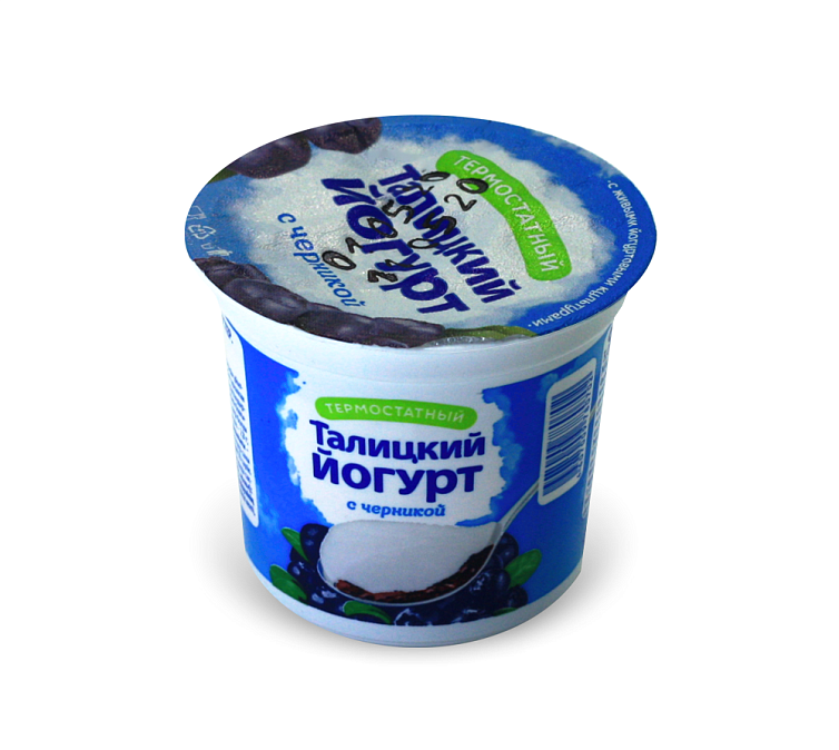 Йогурт 3% 125г Талицкий с черникой