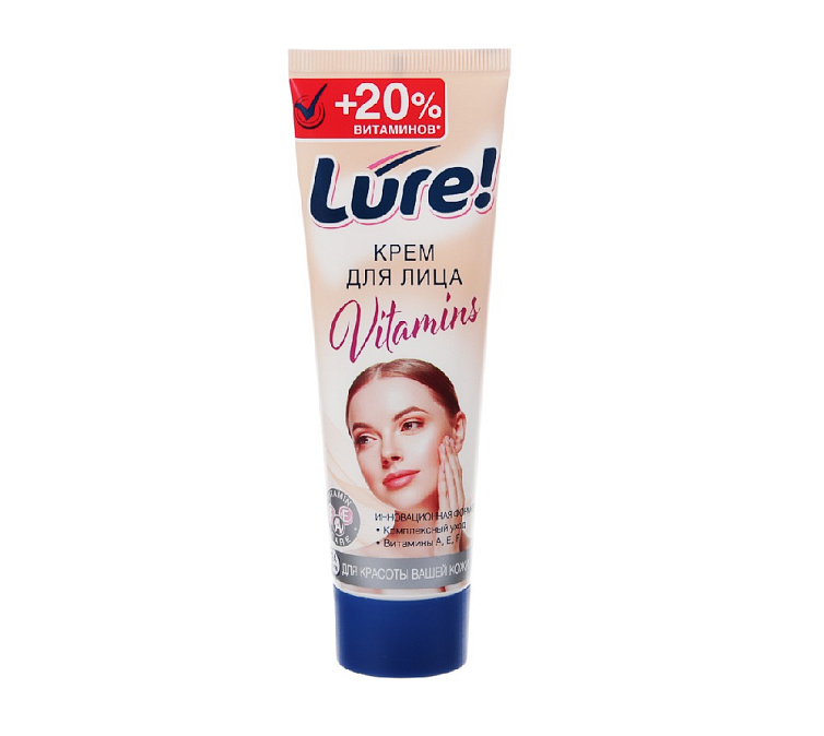 Крем для лица 75мл Lure Vitamins 
