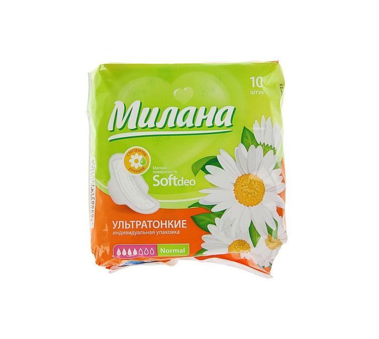 Прокладки 10шт Милана Ultra Normal Deo Soft