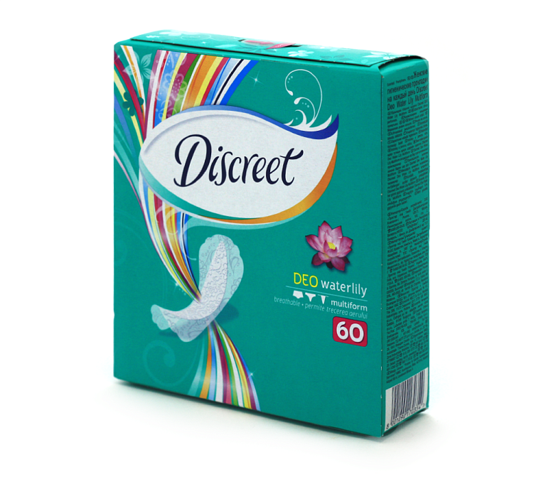 Прокладки 60шт Discreet Deo Водяная лилия