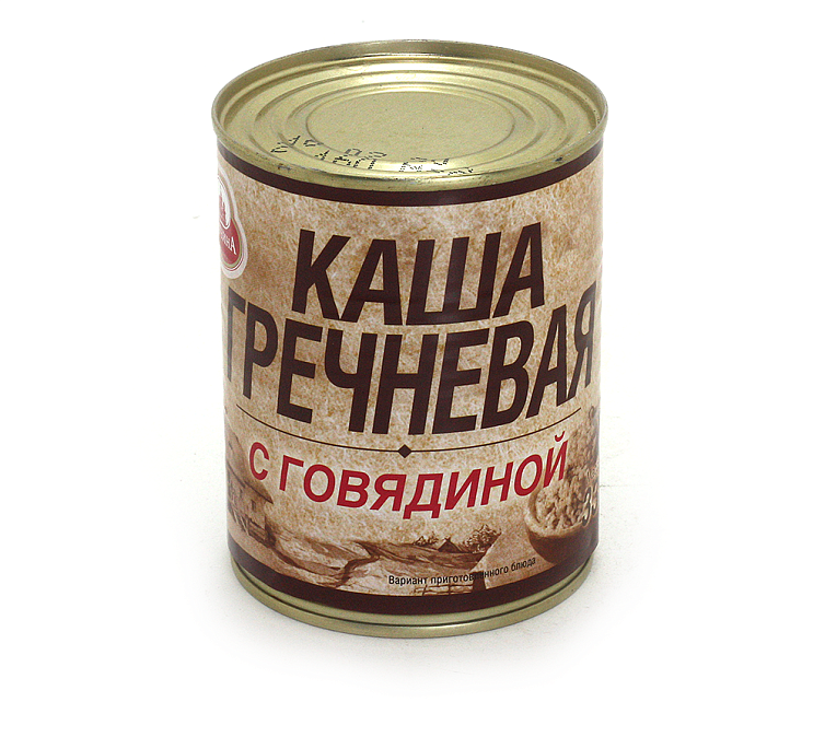 Каша гречневая с говядиной 340г