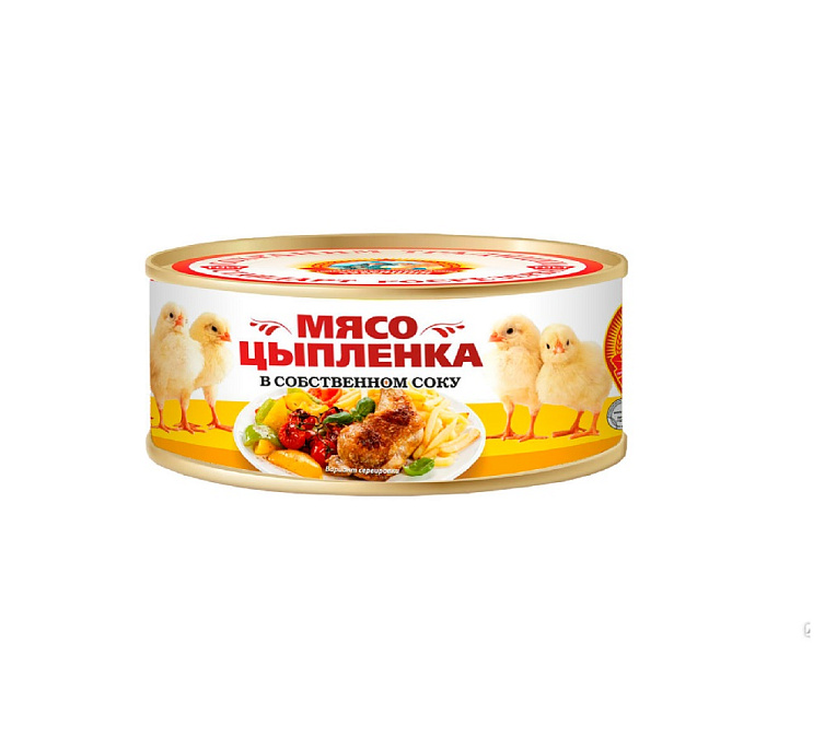 Мясо цыпленка в с/с 325г ж/б