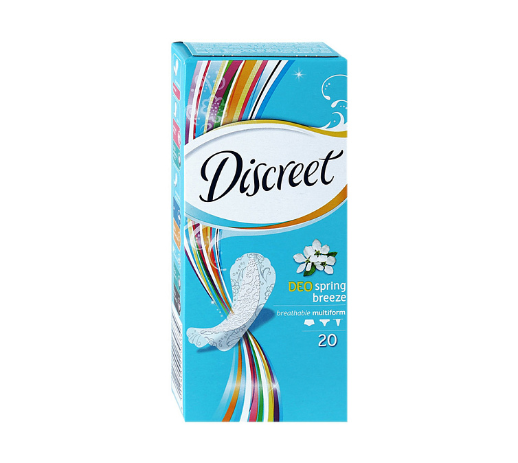Прокладки 20шт Discreet Deo Spring breeze