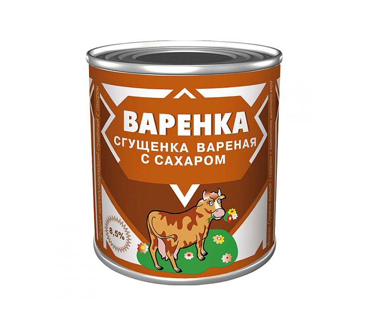 Молоко сгущенное 8,5% 360г Назаровская вареное ж/б