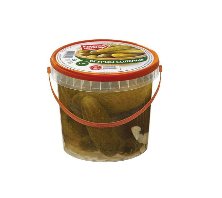Огурцы соленые 1кг Красная цена