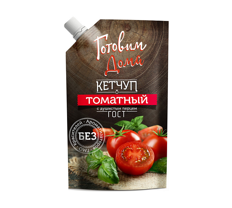 Кетчуп 400г Готовим Дома Томатный