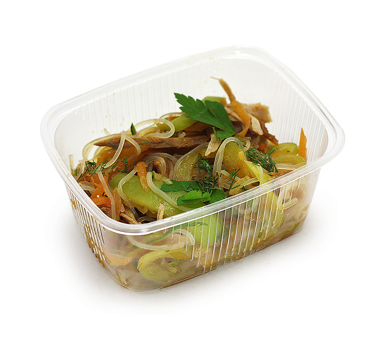 Салат Фунчоза с курочкой 100г порция