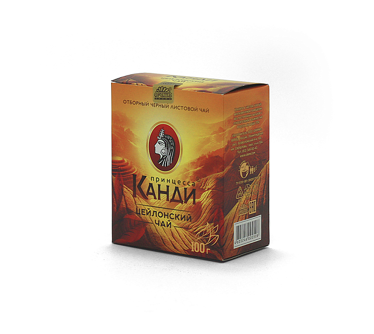 Чай черный 100пак Принцесса Канди 