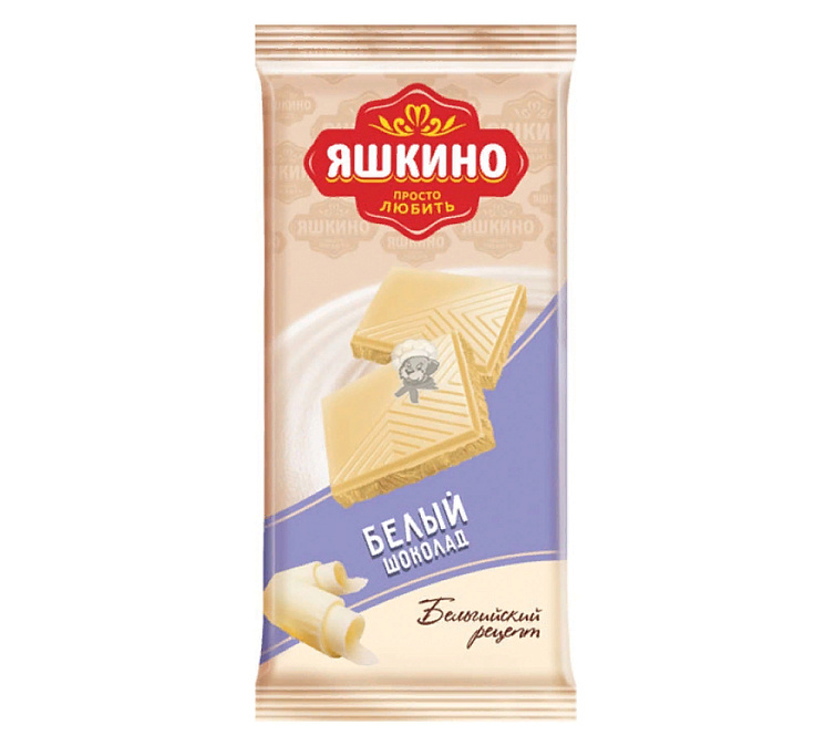 Шоколад 90г Яшкино белый 