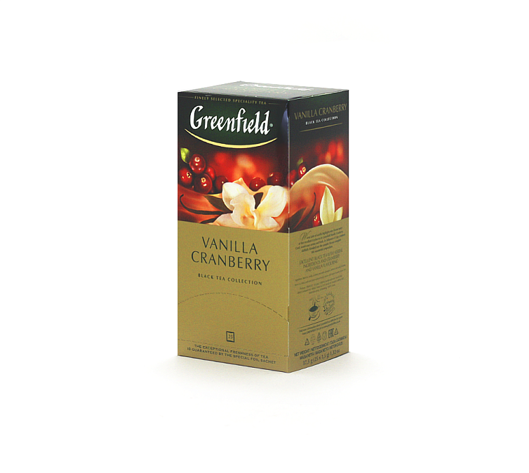 Чай черный 25пак Greenfield Vanilla Cranberry