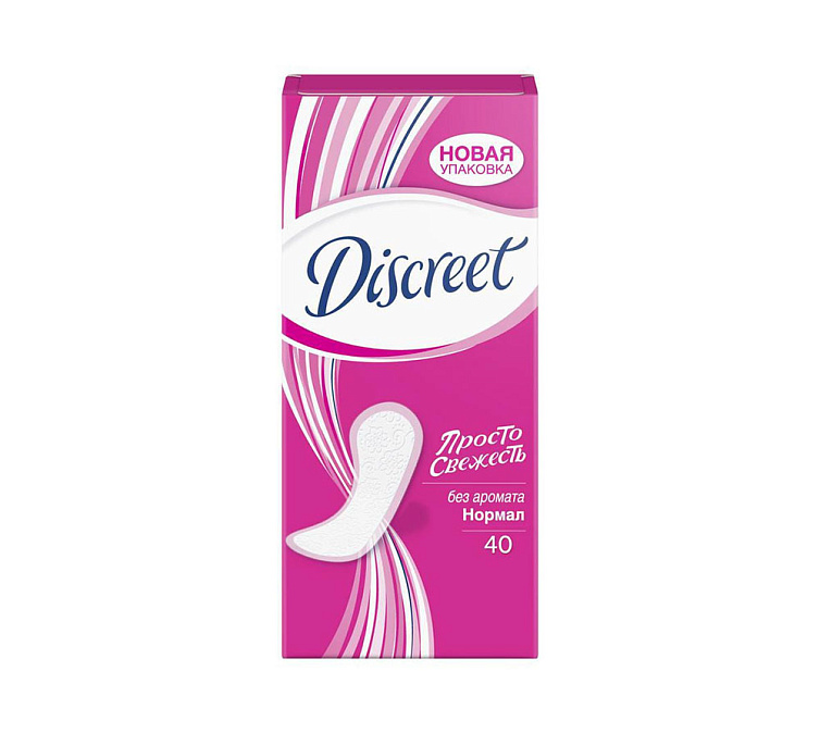 Прокладки 40шт Discreet Просто свежесть