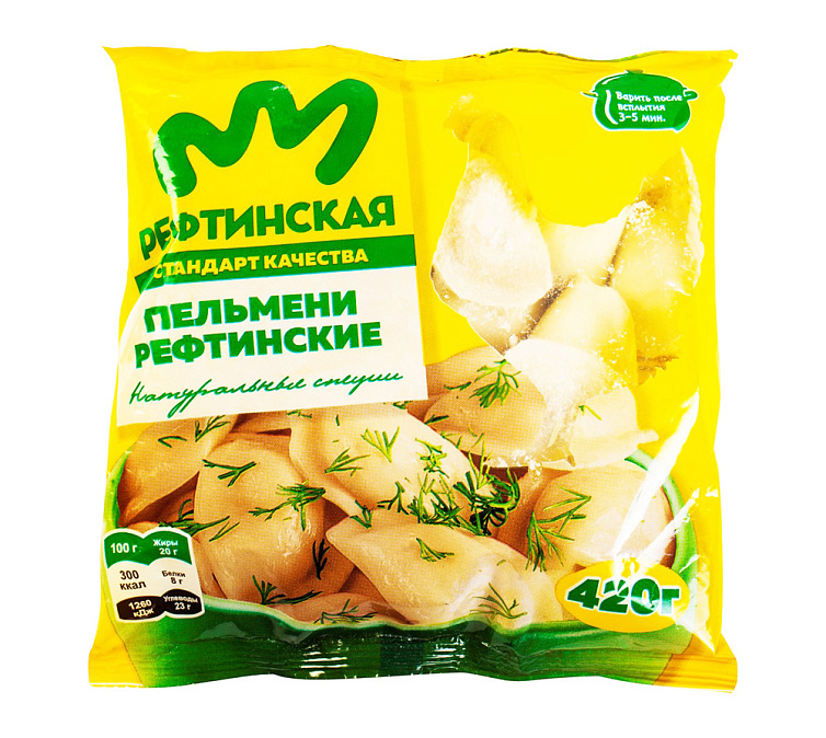 Пельмени 420г Рефтинские