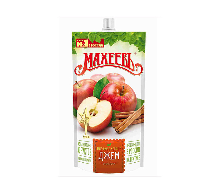 Джем 300г Махеев Яблочный с корицей