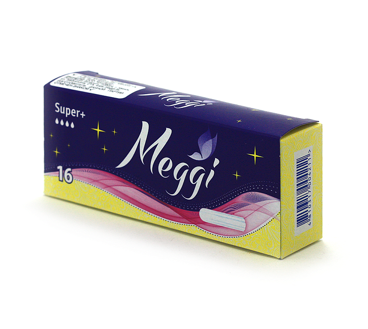 Тампоны 16шт Meggi Super+
