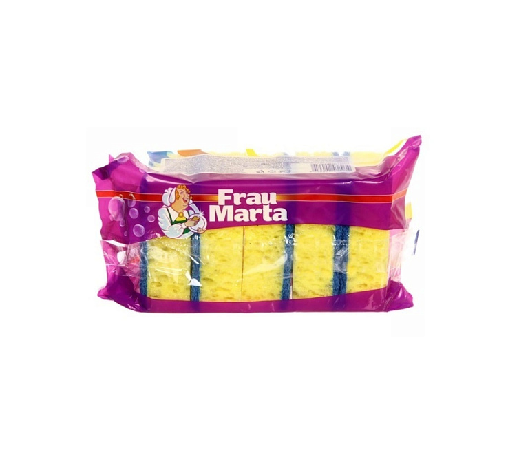 Губки для посуды 5шт Frau Marta Пенный Эффект