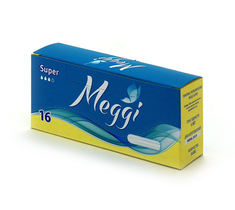 Тампоны 16шт Meggi Super